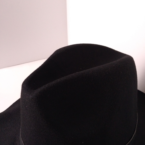 SOLD OUT Women's Black Floppy Brim Fedora Hat- NWT - Picture 7 of 11